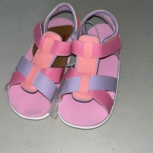 See Kai Run Basics Shayna Gladiator Sandals Coral Pink Water Friendly Toddlers